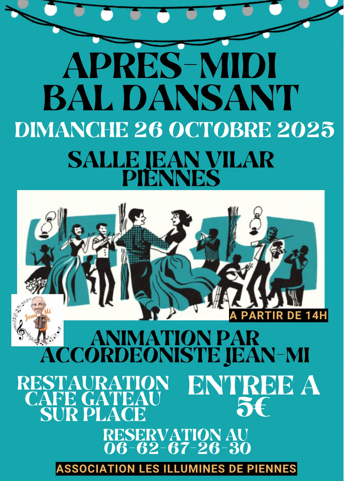 Après-midi Bal Dansant | les illuminés de Piennes | 26/10