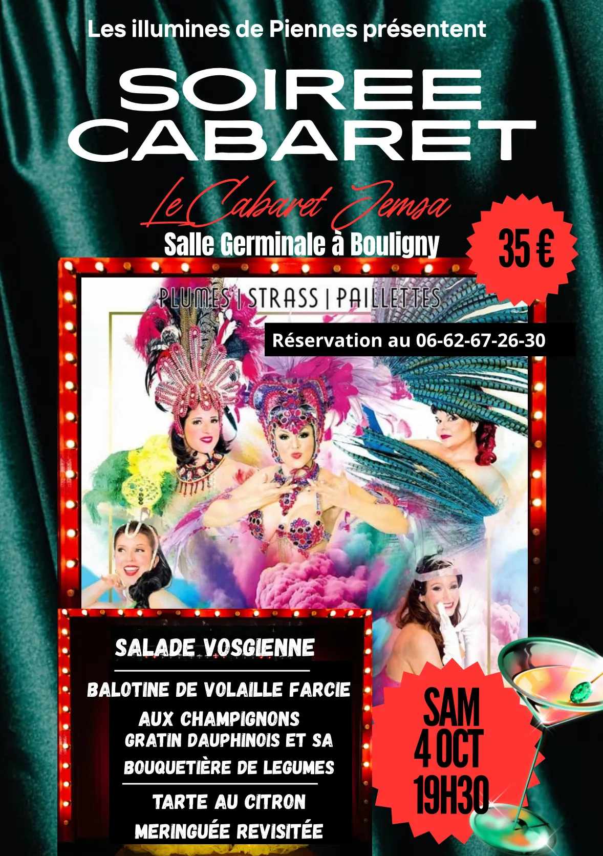 Soirée Cabaret | Les illuminés de Piennes | 04 Octobre 2025