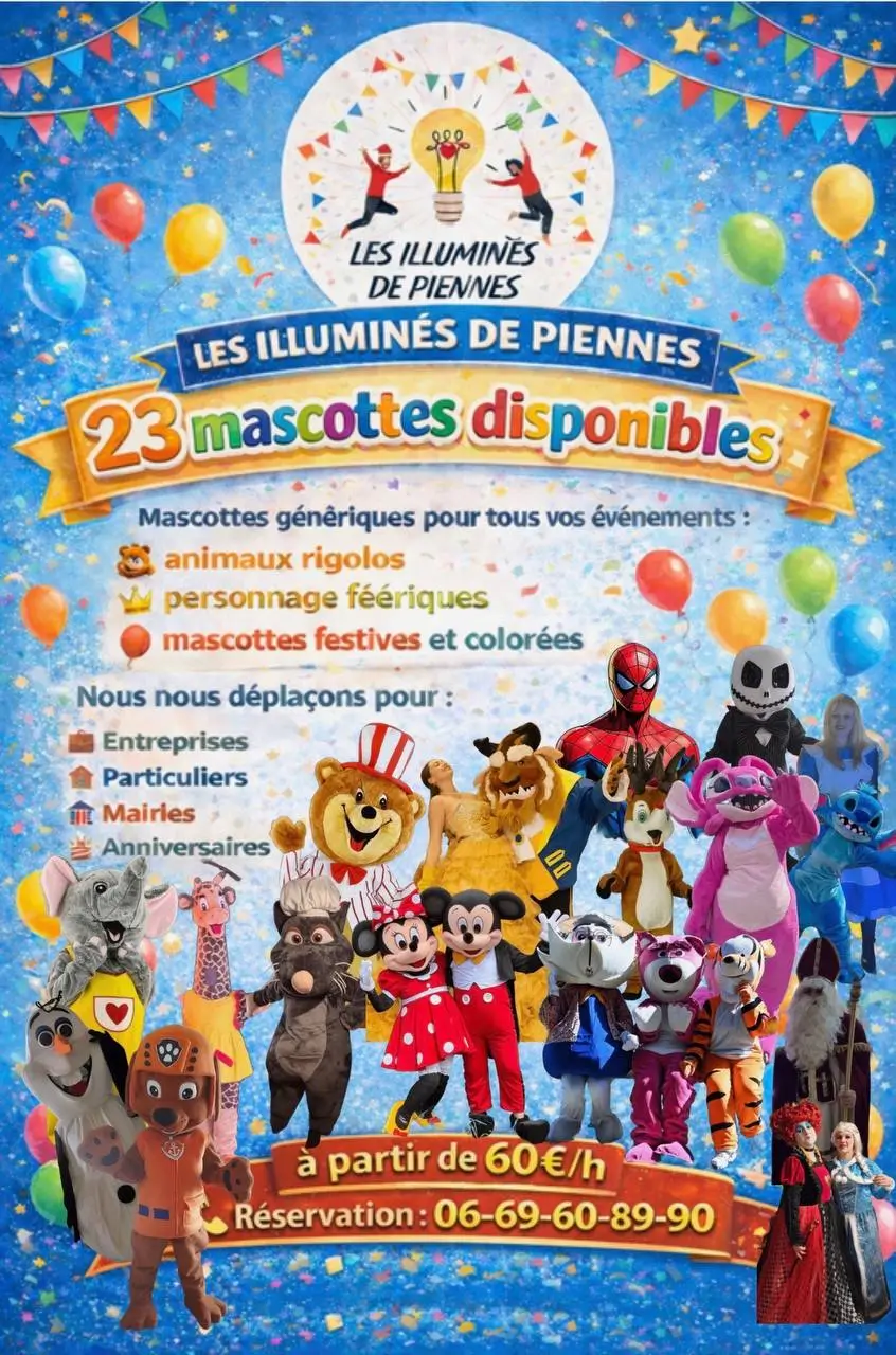 Nos mascottes